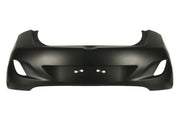 HYUNDAI I30 HATCHBACK 2012 – 2015 REAR BUMPER SMOOTH BLACK WITHOUT PDC HOLES