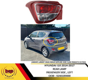 HYUNDAI i10 2014 – 2017 REAR LIGHT PASSENGER SIDE LEFT TAIL LAMP NOT LED