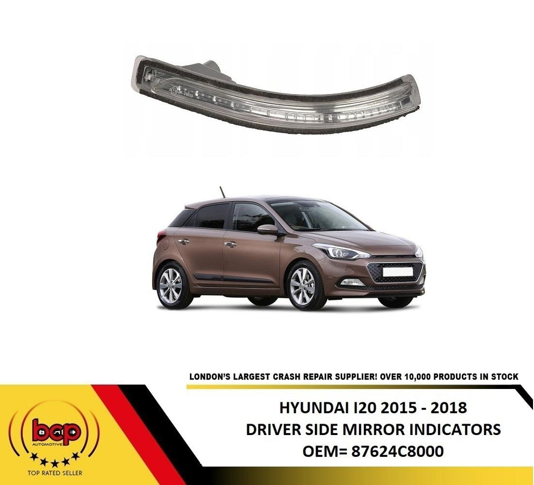 HYUNDAI i20 2015 - 2018 DOOR MIRROR INDICATOR REPEATER LED LIGHT DRIVER RIGHTS