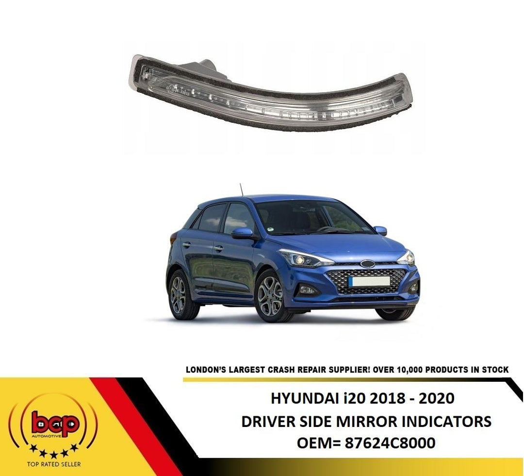 HYUNDAI i20 2018 - 2020 DOOR MIRROR INDICATOR REPEATER LED LIGHT DRIVER RIGHTS