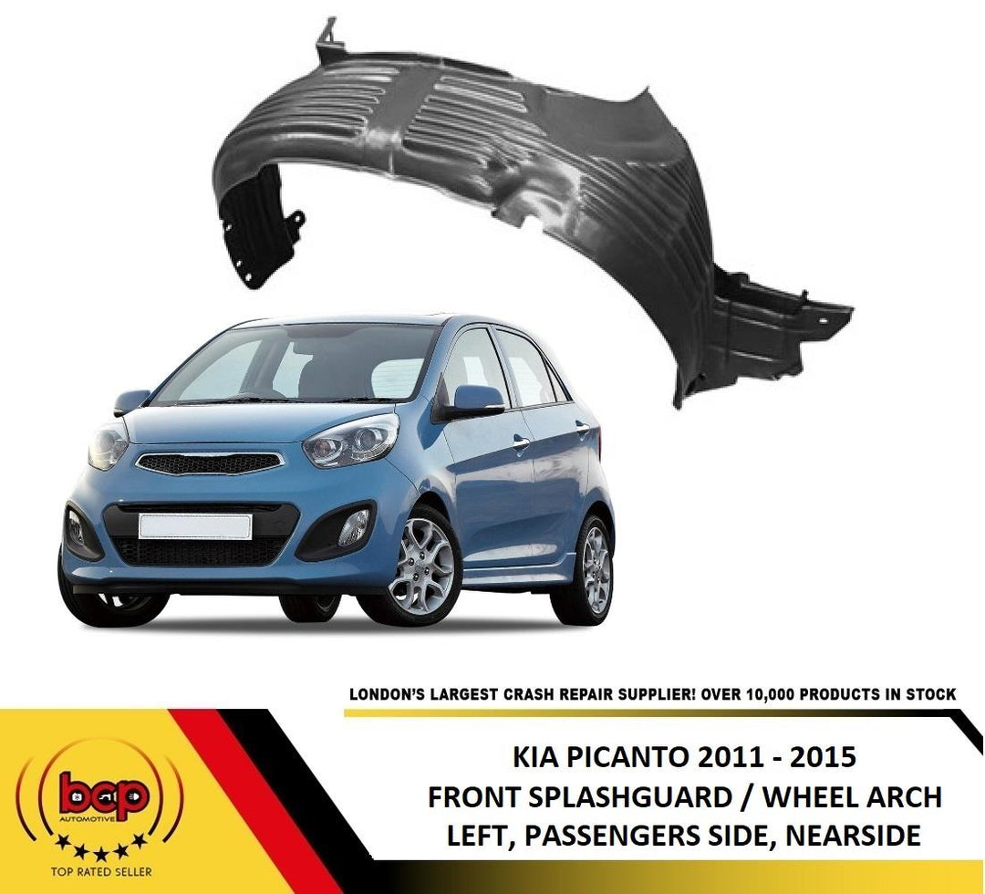 KIA PICANTO 2011 -2015 FRONT WING SPLASH GUARD INNER ARCH LINER LEFT PASSENGERS