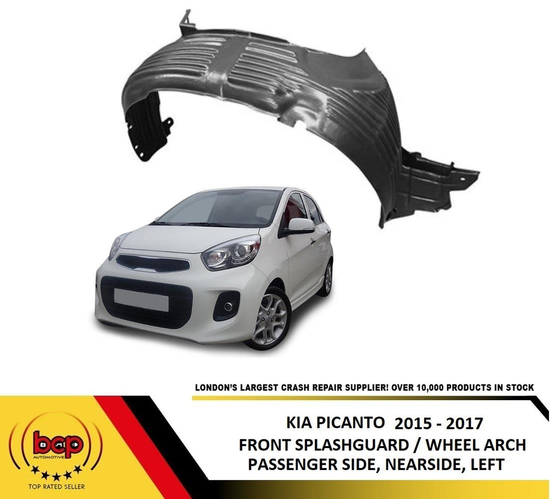 PICANTO 2015 - 2017 FRONT WING SPLASH GUARD INNER ARCH LINER LEFT PASSENGERS