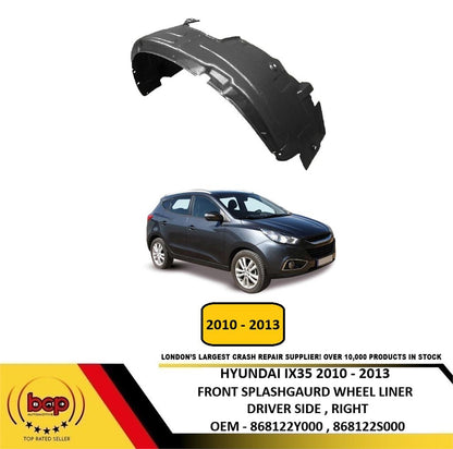 HYUNDAI IX35 2010 - 2013 FRONT WING SPLASH GUARD INNER ARCH LEFT DRIVER RIGHT