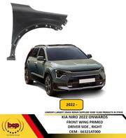 KIA NIRO 2022 ON  FRONT WING FENDER PRIMED WITH WHEELARCH HOLES DRIVER RIGHT