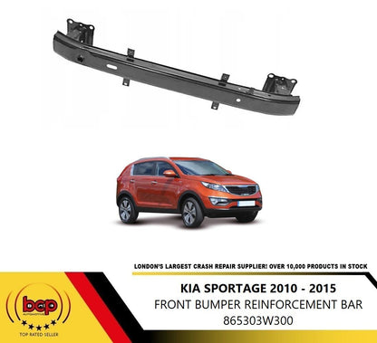 KIA SPORTAGE 2010 - 2015 FRONT BUMPER REINFORCEMENT BAR CRASH IMPACT BEAM HOLDER