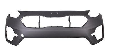 KIA NIRO 2019 – 2022 FRONT BUMPER PRIMED BLACK NO PARKING SENSORS NO WASHER HOLE