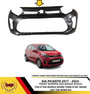 KIA PICANTO 2017 ON  FRONT BUMPER NOT SPORT OR CHILLI MODELS 86511G6000 OE SPEC