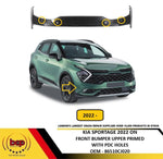 Load image into Gallery viewer, KIA SPORTAGE 2022 ON FRONT BUMPER UPPER SECTION PRIMED WITH PARKING SENSOR HOLES
