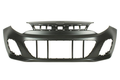 KIA RIO 2015 - 2017 FRONT BUMPER PRIMED WITHOUT PARKING SENSOR HOLES 865111W700
