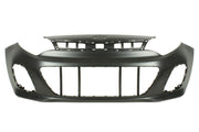 KIA RIO 2015 - 2017 FRONT BUMPER PRIMED WITHOUT PARKING SENSOR HOLES 865111W700