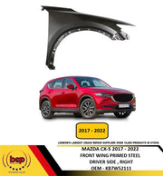 MAZDA CX-5 2017 - 2022 FRONT WING PRIMED STEEL DRIVER SIDE RIGHT OEM KB7W52111