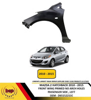 MAZDA 2 2010 - 2015 FRONT WING FENDER PASSENGER SIDE LEFT NEW INSURANCE APPROVED