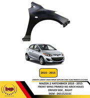 MAZDA 2 2010 - 2015 FRONT WING FENDER DRIVER SIDE RIGHT NEW INSURANCE APPROVED