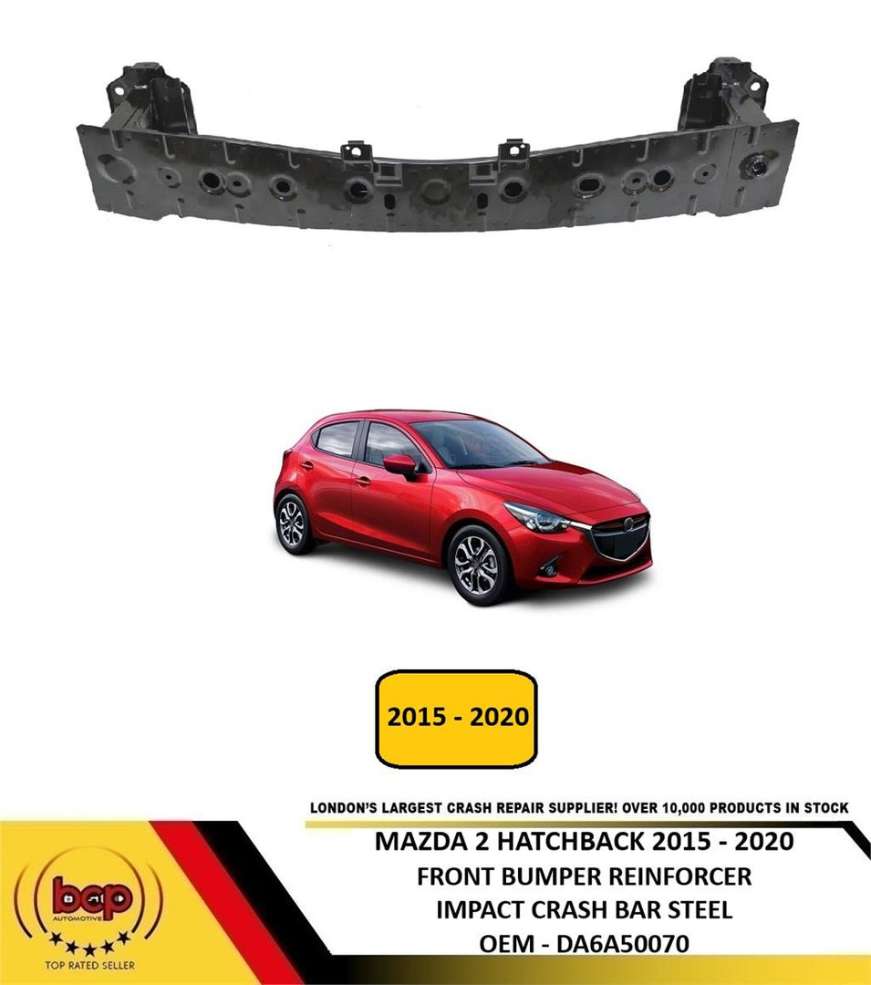 MAZDA 2 HATCHBACK 2015 - 2020 FRONT BUMPER REINFORCER IMPACT CRASH BAR STEEL NEW