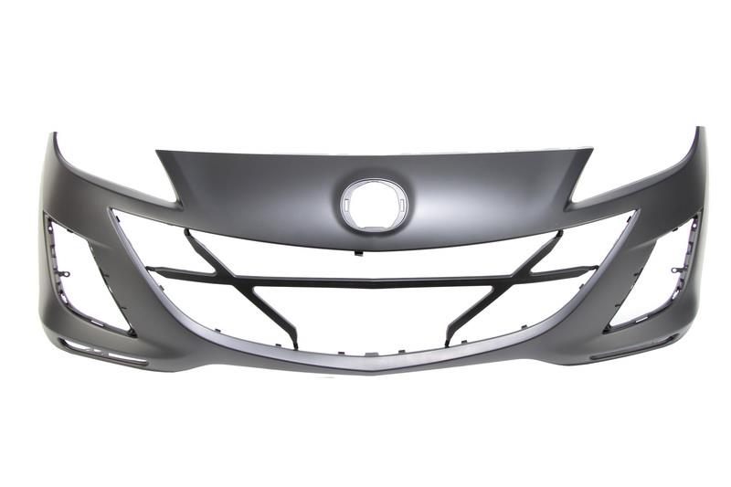MAZDA 3 2009 – 2012 FRONT BUMPER NOT PRIMED NO PARKING SENSORS OR WASHER HOLES