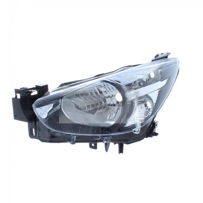 MAZDA 2 2015 – 2019 HEADLAMP HALOGEN HEADLIGHT BLACK INNER PASSENGER SIDE LEFT