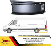 MERCEDES SPRINTER 2006 - 2018 LWB SIDE LOWER PANEL REPAIR AFTER WHEEL LEFT