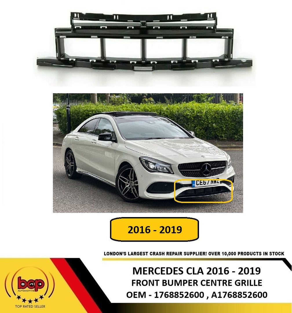 MERCEDES CLA 2015 – 2018 FRONT BUMPER CENTRE GRILLE BOTTOM AMG LINE ONLY