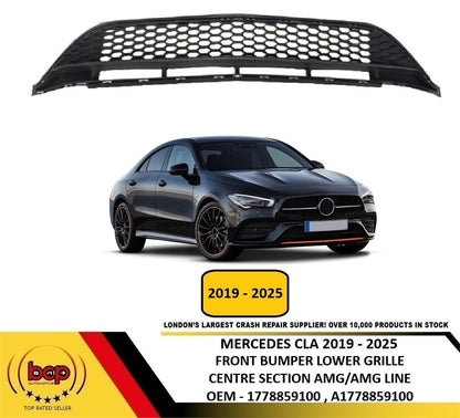 MERCEDES CLA X118 W118 2019 - 2025 FRONT BUMPER LOWER CENTRE GRILLE AMG LINE