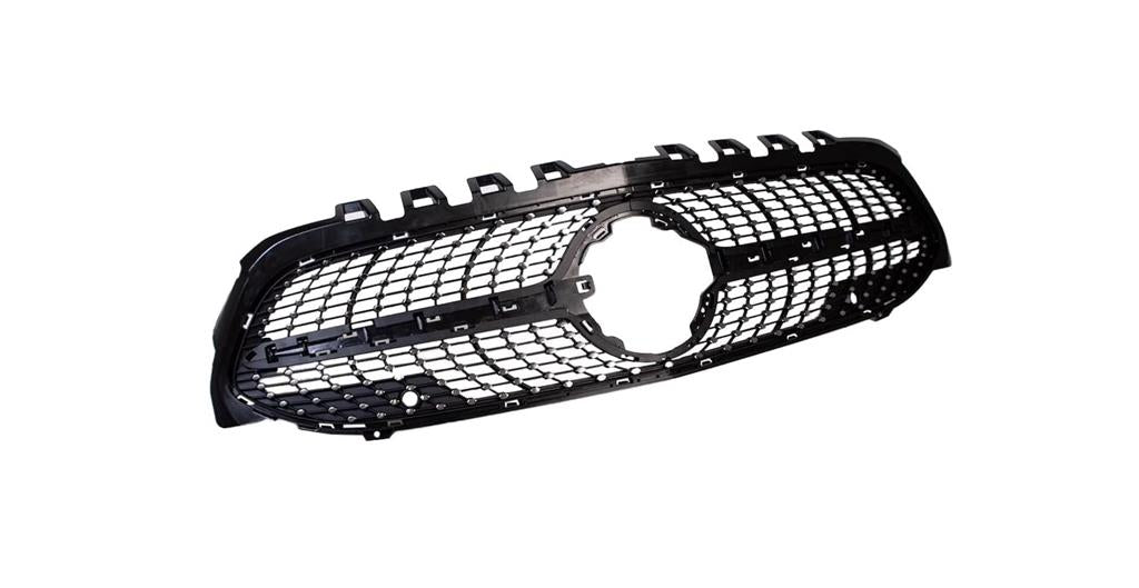 MERCEDES A CLASS 2018 - 2023 FRONT RADIATOR GRILLE BLACK CHROME AMG LINE AMG45
