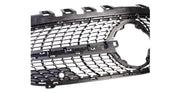 MERCEDES A CLASS 2018 - 2023 FRONT RADIATOR GRILLE BLACK CHROME AMG LINE AMG45