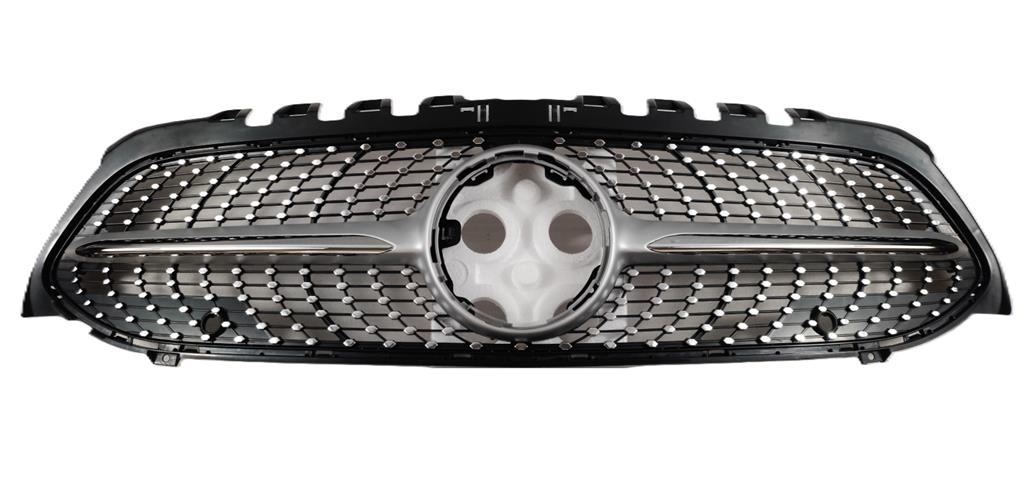 MERCEDES A CLASS 2018 - 2023 FRONT RADIATOR GRILLE BLACK CHROME AMG LINE AMG45