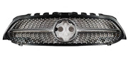 MERCEDES A CLASS 2018 - 2023 FRONT RADIATOR GRILLE BLACK CHROME AMG LINE AMG45