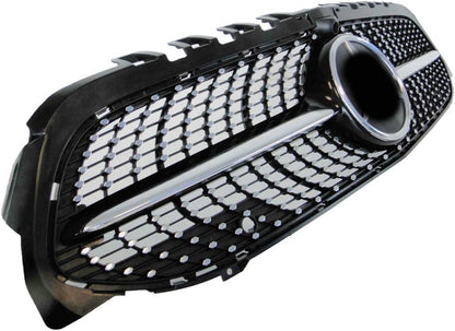 MERCEDES A CLASS 2018 - 2023 FRONT RADIATOR GRILLE BLACK CHROME AMG LINE AMG45