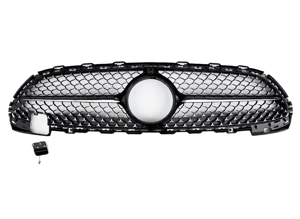 MERCEDES C CLASS W206 2021 - 2025 FRONT RADIATOR GRILLE WITH CHROME A2068804205