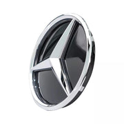 MERCEDES EMBLEM GRILLE EMBLEM STAR BLACK BACKING CHROME STAR 18.5CM