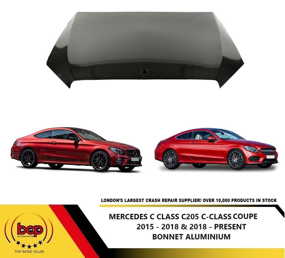 MERCEDES C CLASS W205 2014-2018 BONNET ALUMINIUM COUPE DELIVERED TO YOUR DOOR
