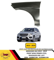 MERCEDES GLE  W166 2015 - 2019 FRONT WING PRIMED STEEL PASSENGER SIDE LEFT