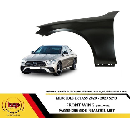 MERCEDES E CLASS S213 2020 - 2023  FRONT WING LEFT PASSENGERS SIDE STEEL FENDER