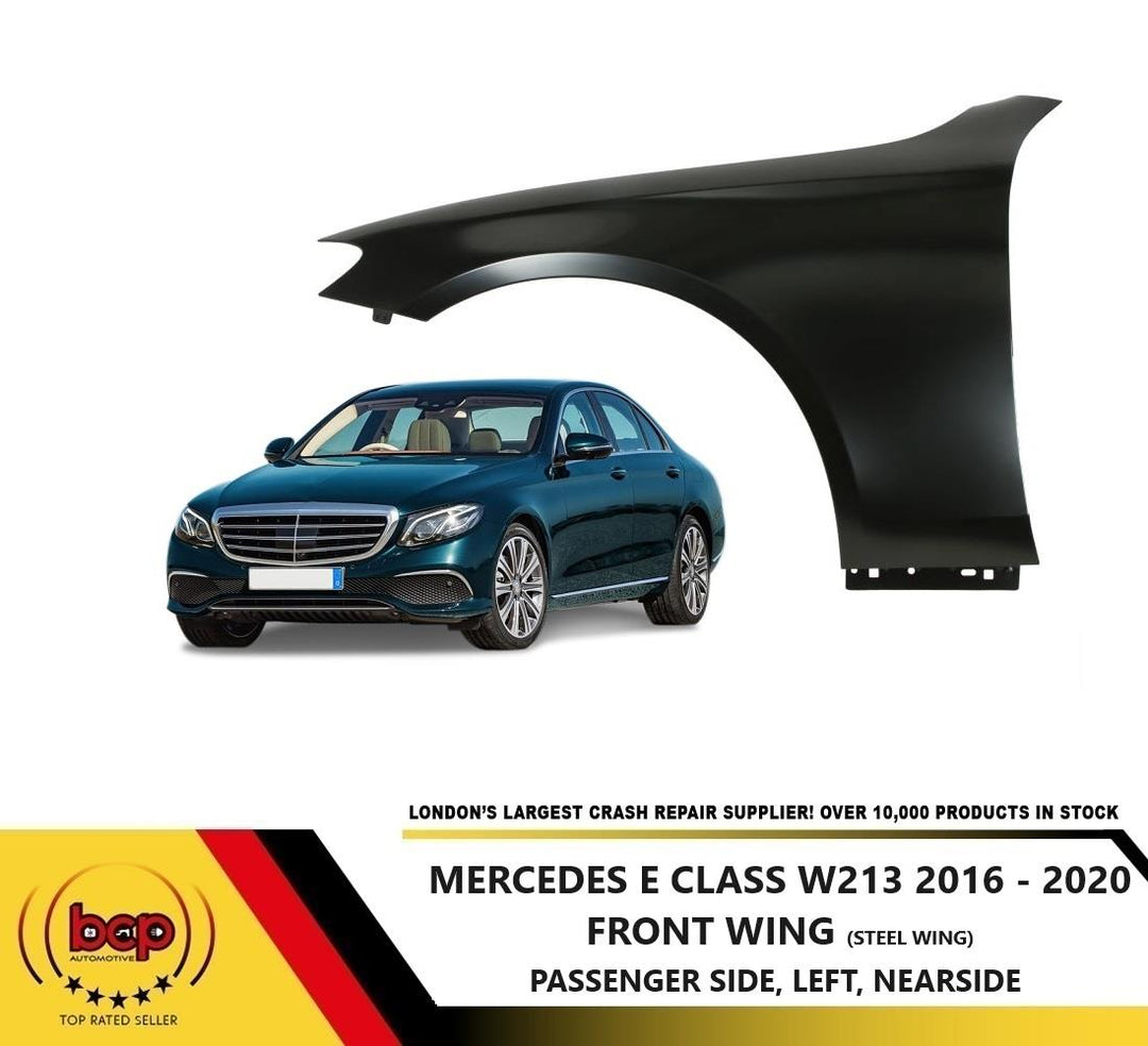 MERCEDES E CLASS W213 2016 - 2023  FRONT WING LEFT PASSENGERS SIDE STEEL FENDER