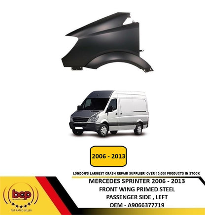 MERCEDES SPRINTER 2006 - 2013 FRONT WING LH LEFT PASSENGER SIDE NEAR SIDE