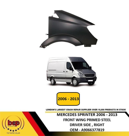 MERCEDES SPRINTER 2006 - 2013 FRONT WING RH RIGHT DRIVERS SIDE OFF SIDE