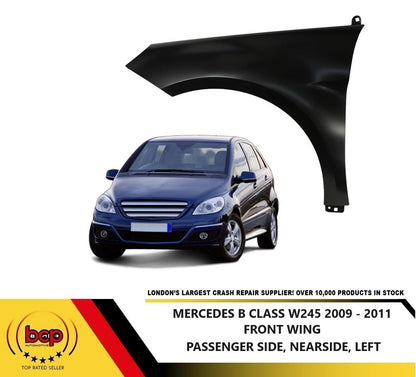 MERCEDES B CLASS 2009 - 2011 FRONT WING FENDER NEARSIDE PASSENGER SIDE PANEL