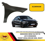 Load image into Gallery viewer, MERCEDES CLA W118 2019 ON FRONT WING FENDER OFFSIDE DRIVERS SIDE ALUMINIUM
