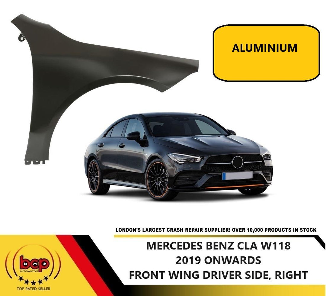 MERCEDES CLA W118 2019 ON FRONT WING FENDER OFFSIDE DRIVERS SIDE ALUMINIUM
