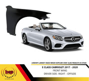 MERCEDES E CLASS CABRIOLET 2017 - 2020 FRONT WING RIGHT DRIVERS SIDE W238 PRIMED