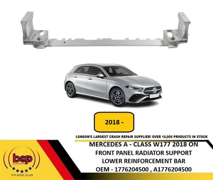 MERCEDES A CLASS W177 V177 2018 ON FRONT PANEL LOWER RADIATOR SUPPORT REINFORCER