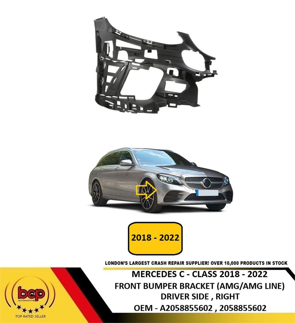 MERCEDES C - CLASS 2018 - 2022 FRONT BUMPER BRACKET AMG AMG LINE DRIVER RIGHT