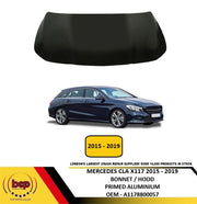 MERCEDES CLA X117 ESTATE 2015 - 2019 BONNET HOOD PRIMED STEEL NEW