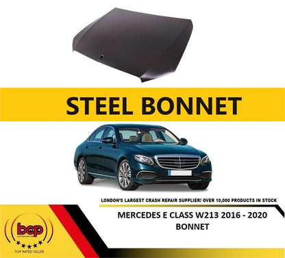 MERCEDES E CLASS W213 2016 – 2020 BONNET STEEL OEM QUALITY