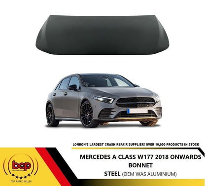 MERCEDES A CLASS W177 2018 ON HATCHBACK BONNET HOOD STEEL A1778801800