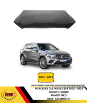 MERCEDES GLC W253 C253 2015 - 2019 BONNET HOOD PRIMED STEEL INSURANCE APPROVED