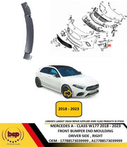 MERCEDES A CLASS W177 2018 - 2023 FRONT BUMPER END MOULDING AIR INTAKE RIGHT
