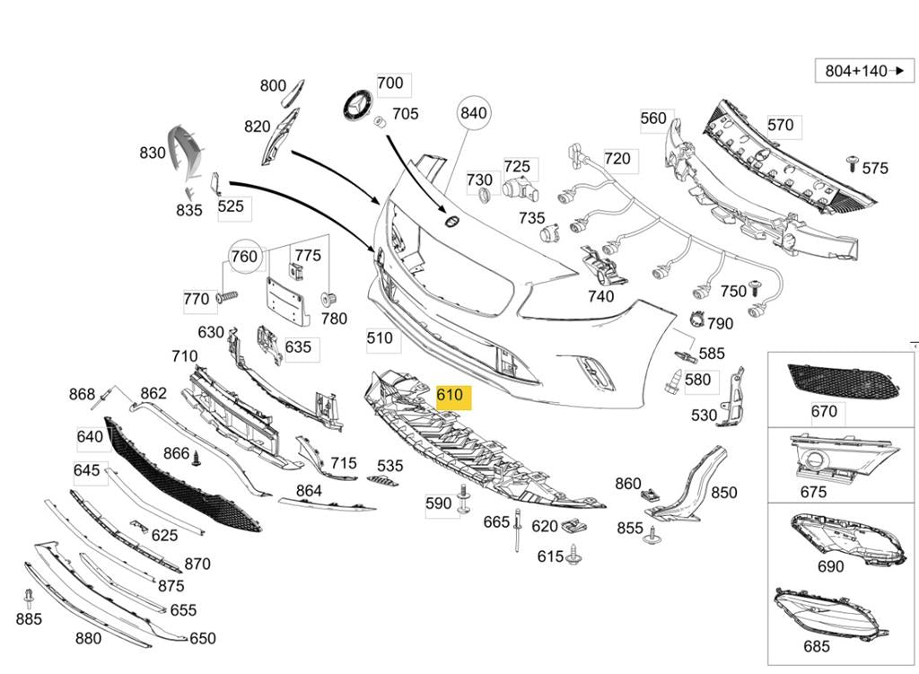 MERCEDES A CLASS W176 2015-2018 FRONT BUMPER UNDERTRAY SHIELD SPOLIER 1768850736