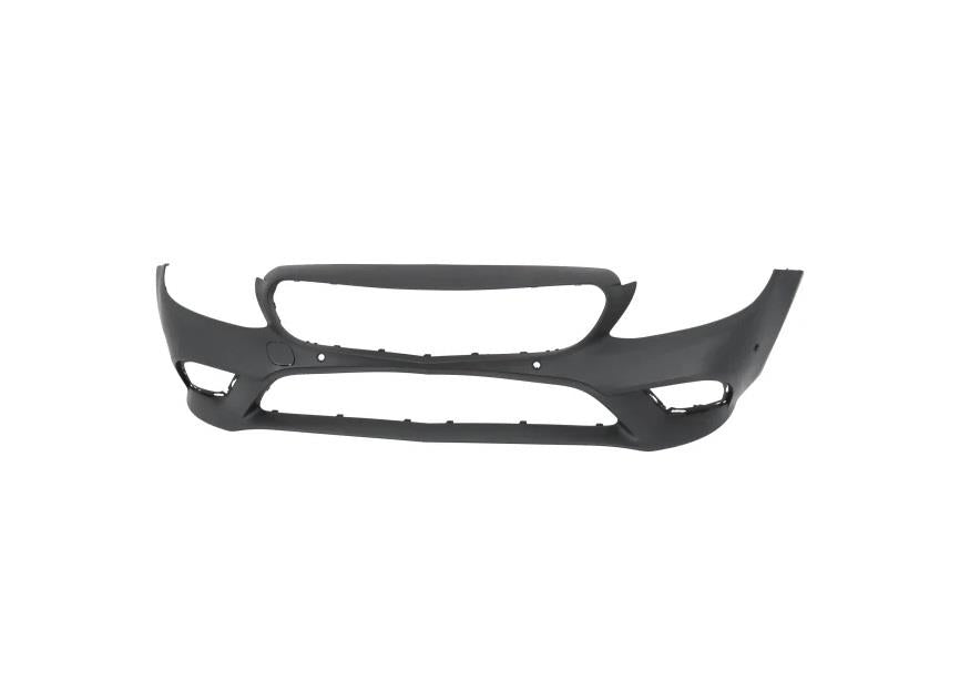 MERCEDES C CLASS 2018 - 2022 W205 FRONT BUMPER PRIMED WITH PARKING SENSOR HOLES