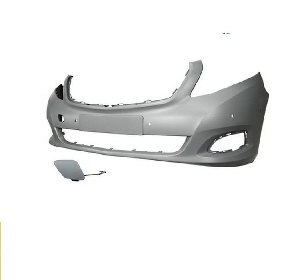MERCEDES V CLASS 2015 – 2020 FRONT BUMPER PRIMED WITH 6 PDC HOLES PARKING SENSOR
